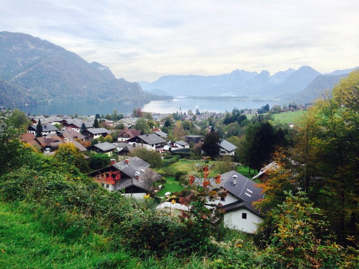 The stunning Lake Wolfgangsee. This photo and all the following photos are ones I took.