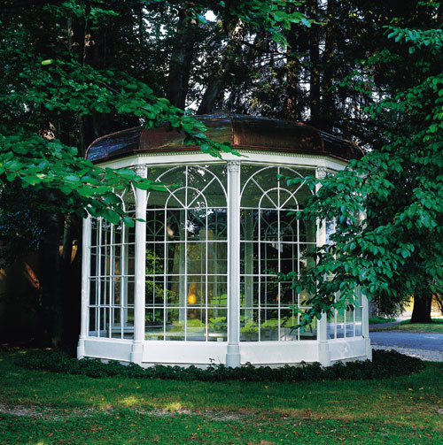 Here's the Gazebo at Hellbrunn. I borrowed this from the internet.