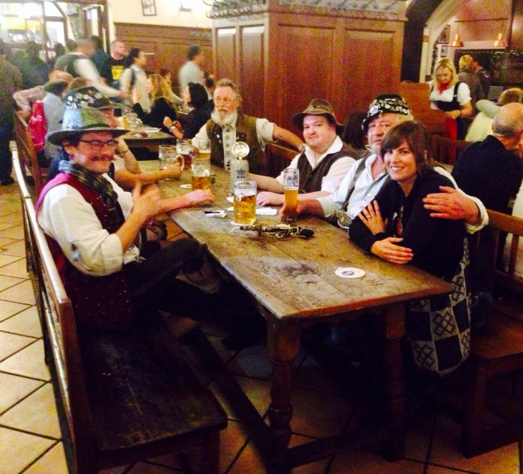 These Bavarian men were so funny and very well-dressed. I love the lederhosen.