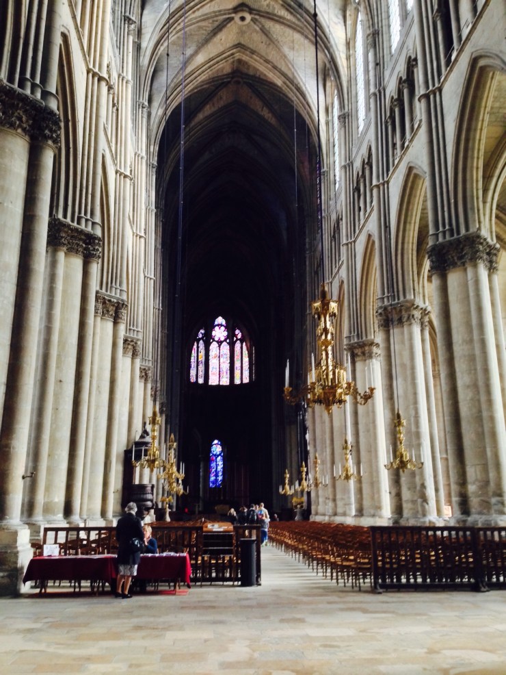 The interior of the cathedral.