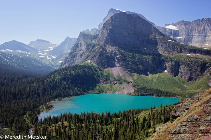 Grinnell Lake in Glacier National Park, July 2015.